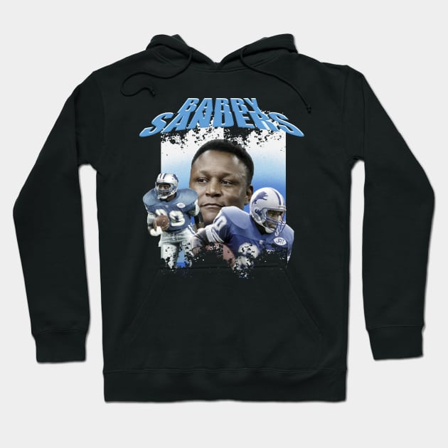 barry sanders Hoodie by jerrysanji